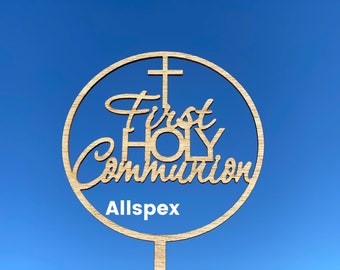 First Holy Communion Cake Topper