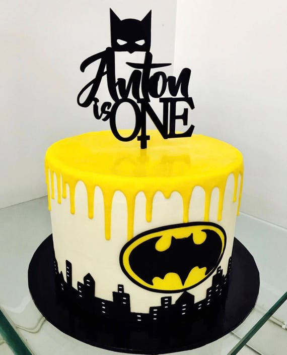 Descubrir 101+ imagen batman birthday cake