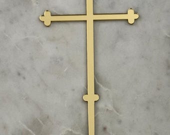Orthodox Cross Cake Topper Christening, Baptism