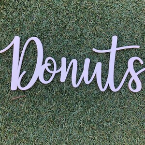 Sign Donuts Perfect Addition to a Donut Wall - Etsy