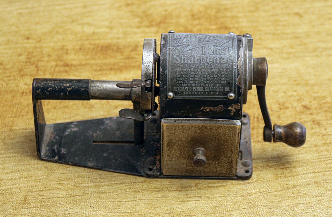 Antique Dandy Automatic Pencil Sharpener. in Working Condition Etsy
