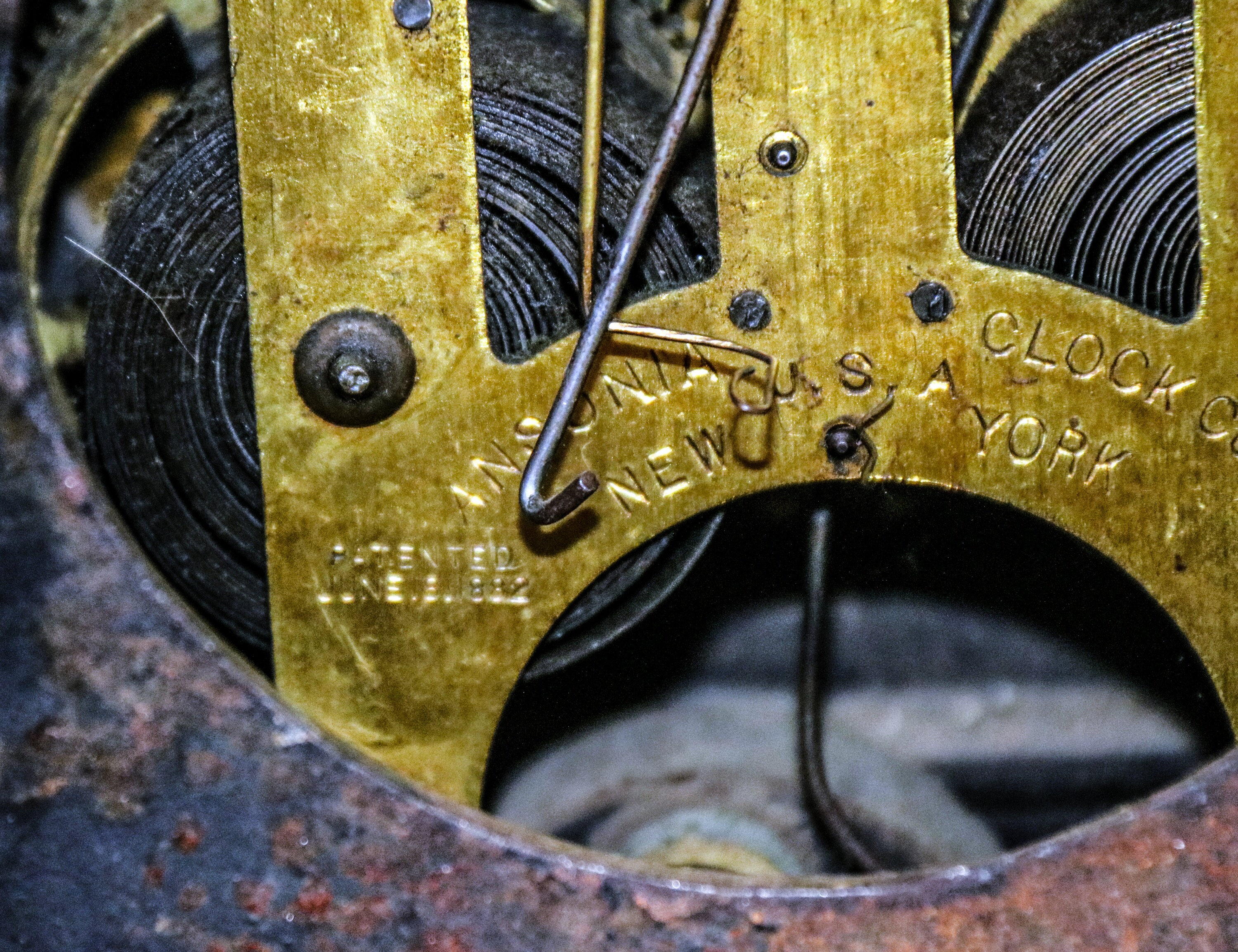 Antique Ansonia Mantle Clock 1882 Etsy