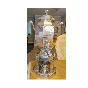 Antique Orfrvrerie Gallia Christofle Silver Plated Samovar - 18.5&quot; TALL