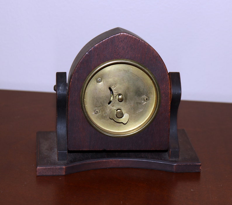 Sessions Pivoting Wood Mantle Clock. Vintage Sessions wind up Etsy