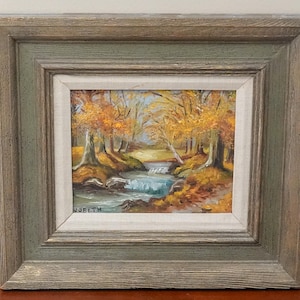 Original Landscape oil painting, View from a Hike, 9&quot;x12&quot;, Mountains & Lake