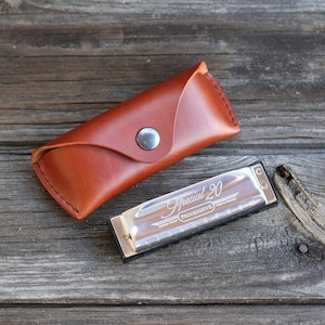 Harmonica Leather Case