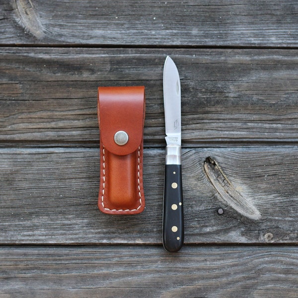 OTTER 3 Rivets Knife - Leather sheath only