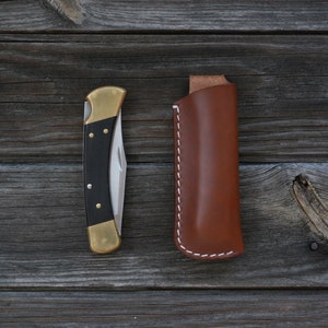 Buck 110 leather sheath - sheath only