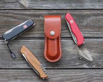 VICTORINOX Large Leather Sheath - sheath only