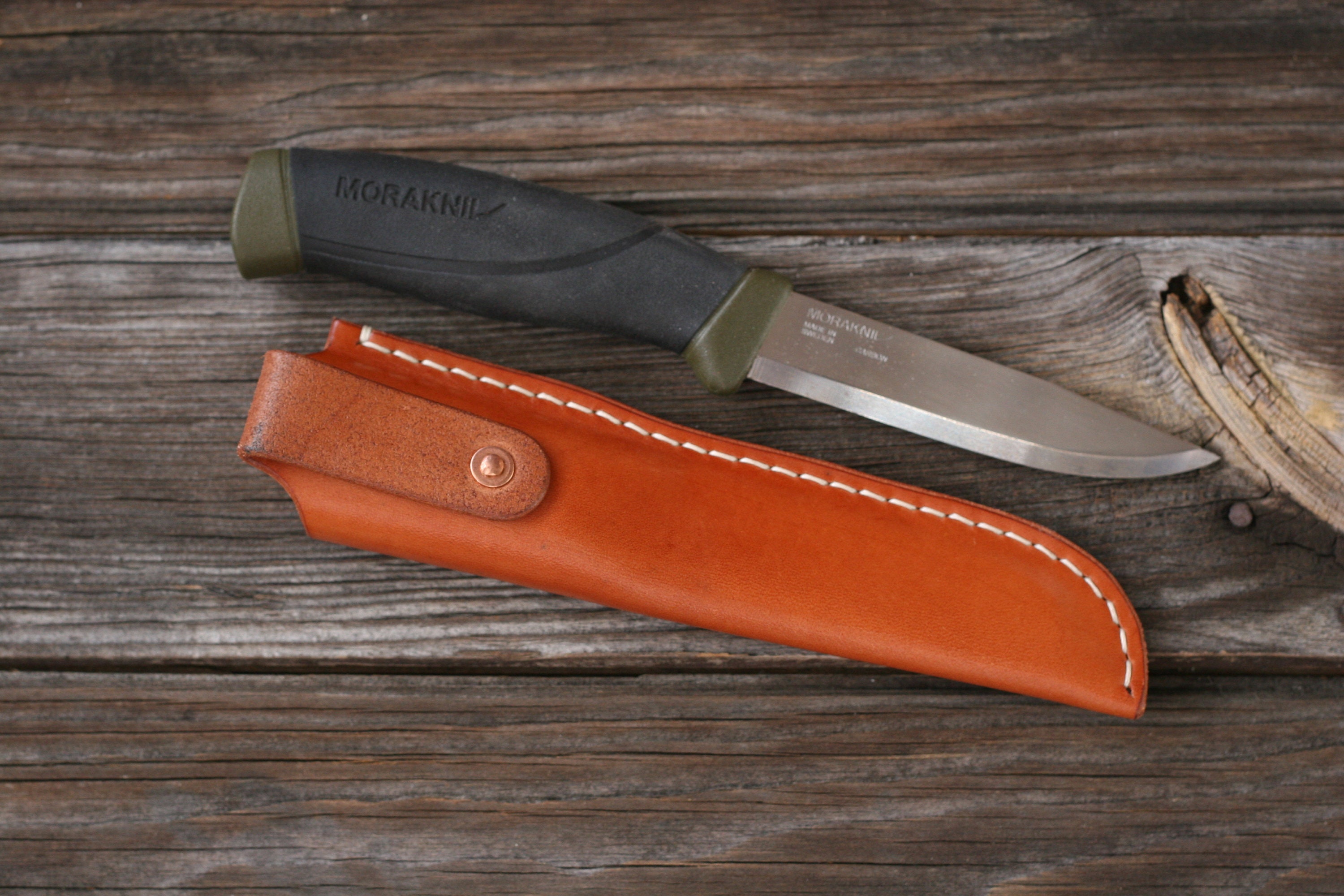 Morakniv MORA Companion Leather Sheath (clipper, Light My Fire