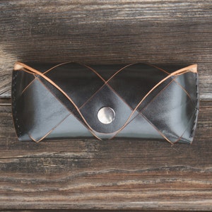 BLOCKS Sonnenbrille Ledertasche für Ray Ban Wayfarer, Aviator etc.