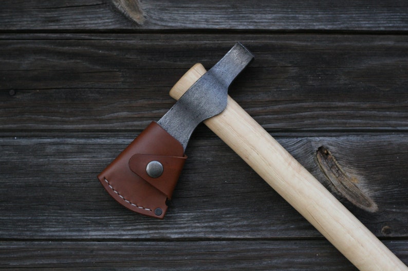 Cold Steel Trail Hawk Tomahawk Leather Sheath Etsy