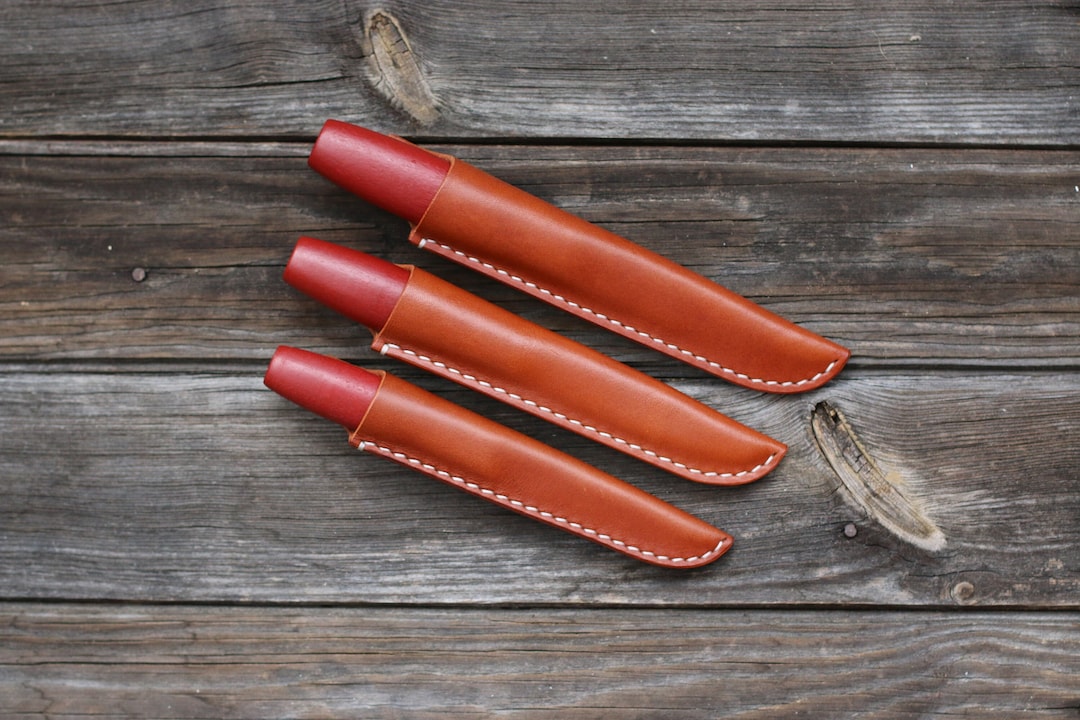 MORAパレット&三角パレット　2点セット Morakniv MORA Classic Leather Sheath for 1/0, 2/0, 1, 2 - Sheath