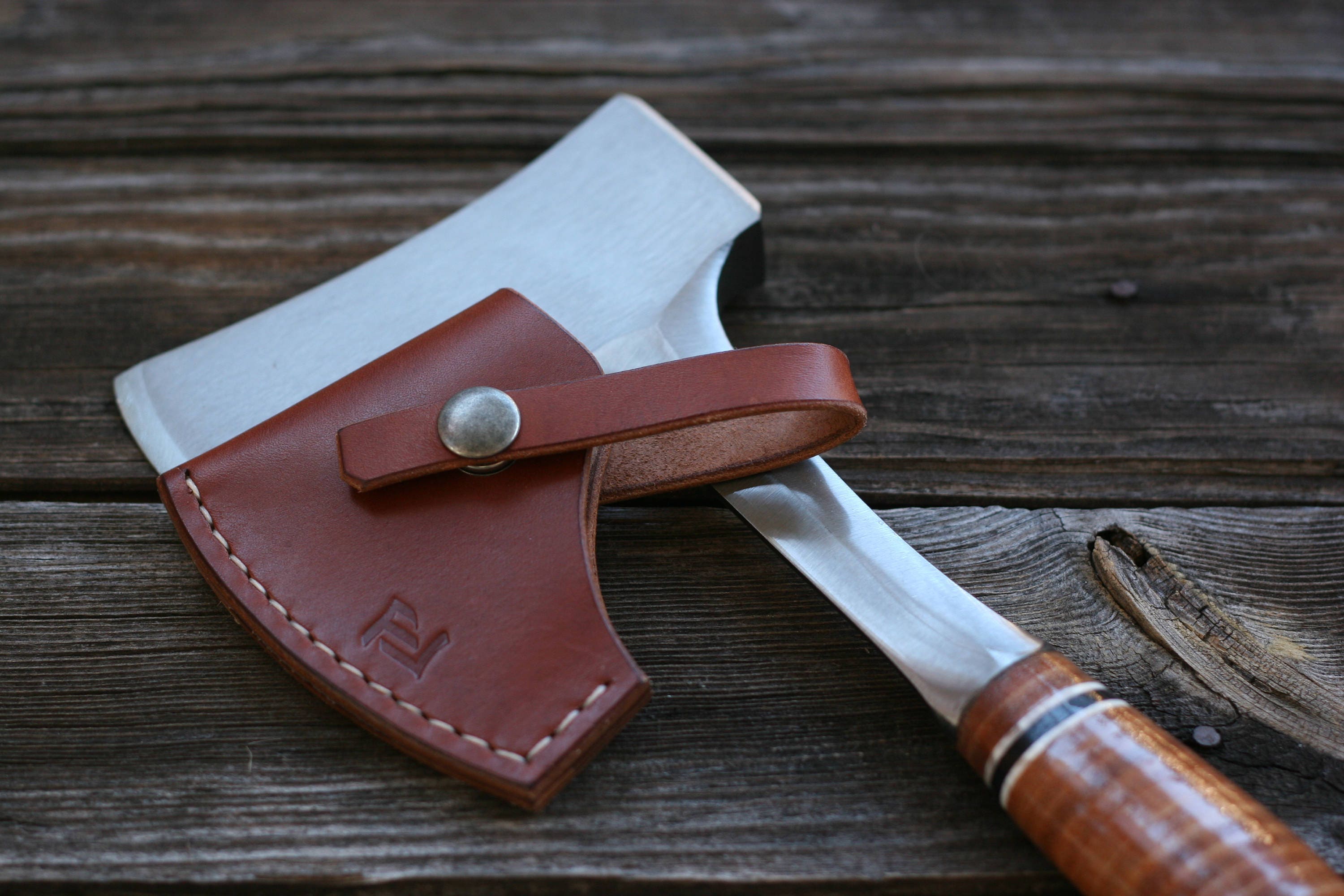 Draper ESTWING E14A SPORTSMAN's AXE WITH LEATHER GRIP, 3-1/4