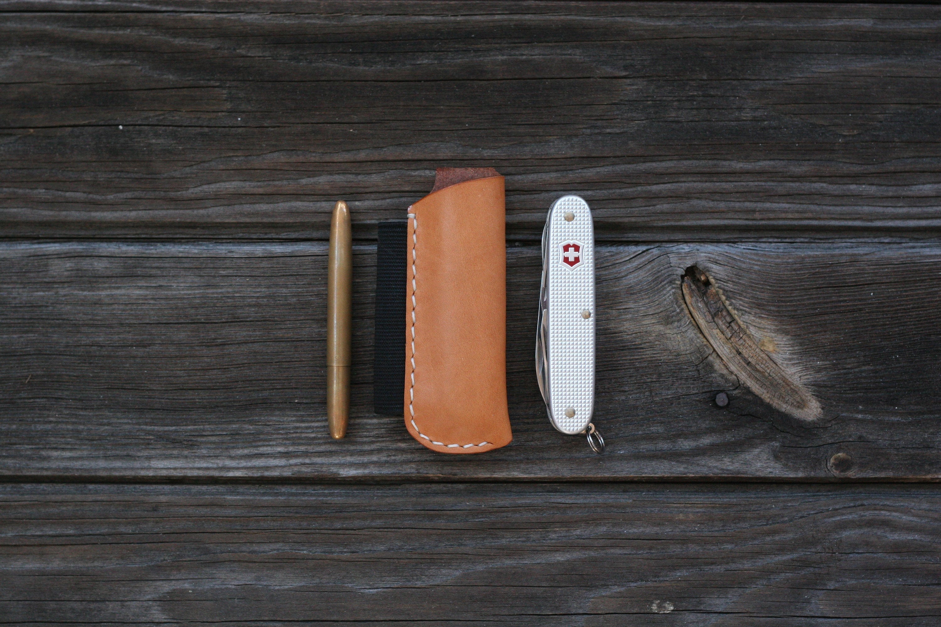 EDC Pocket Slip Leather Organizer - sheath only