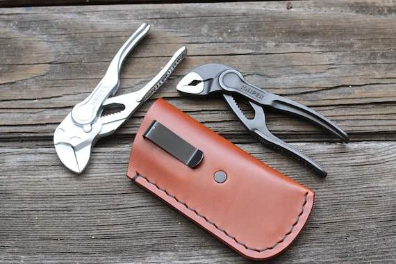 KNIPEX XS, Cobra 125, Mini Pliers Leather Clip Sheath - Sheath