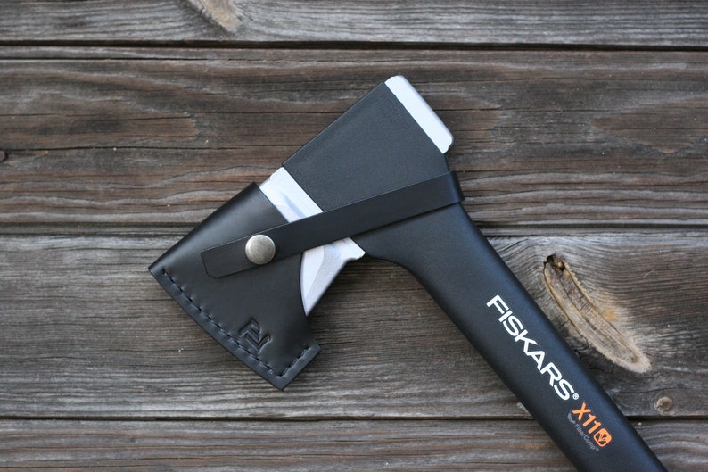 Fiskars X11 Splitting Axe Leather Sheath BLACK Etsy