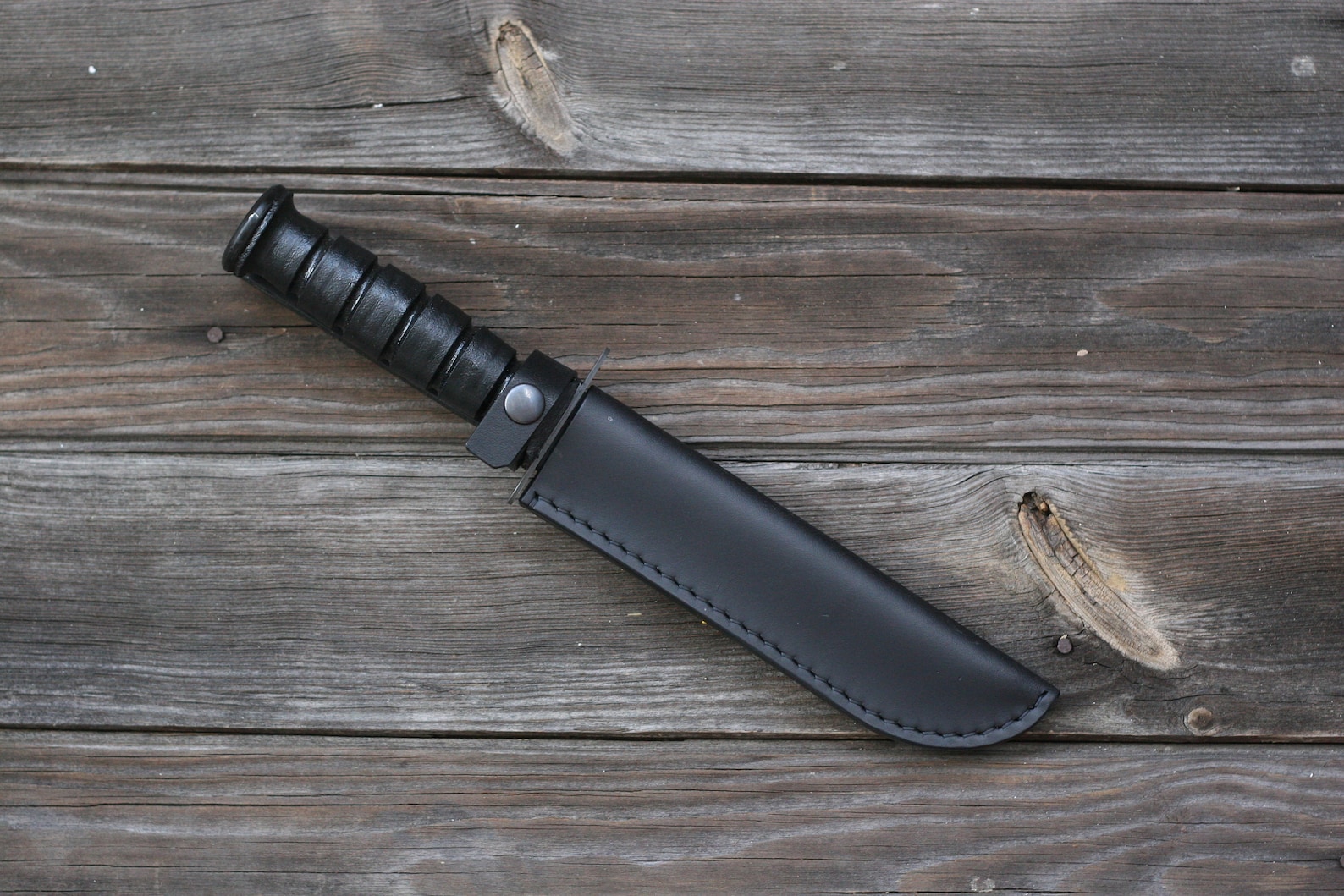 Ontario 498 Marine Combat Knife Leather Sheath KABAR USMC Etsy Canada