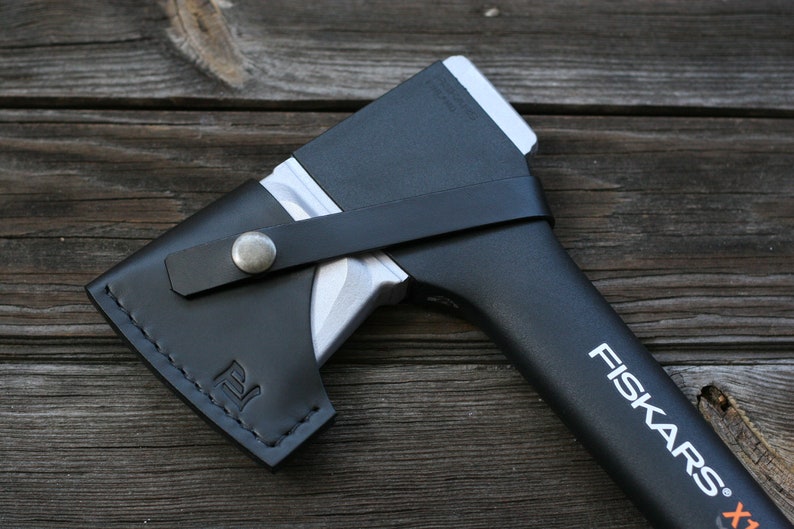 Fiskars X11 Splitting Axe Leather Sheath BLACK Etsy