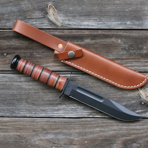 KA-BAR USMC Lederscheide - nur Mantel