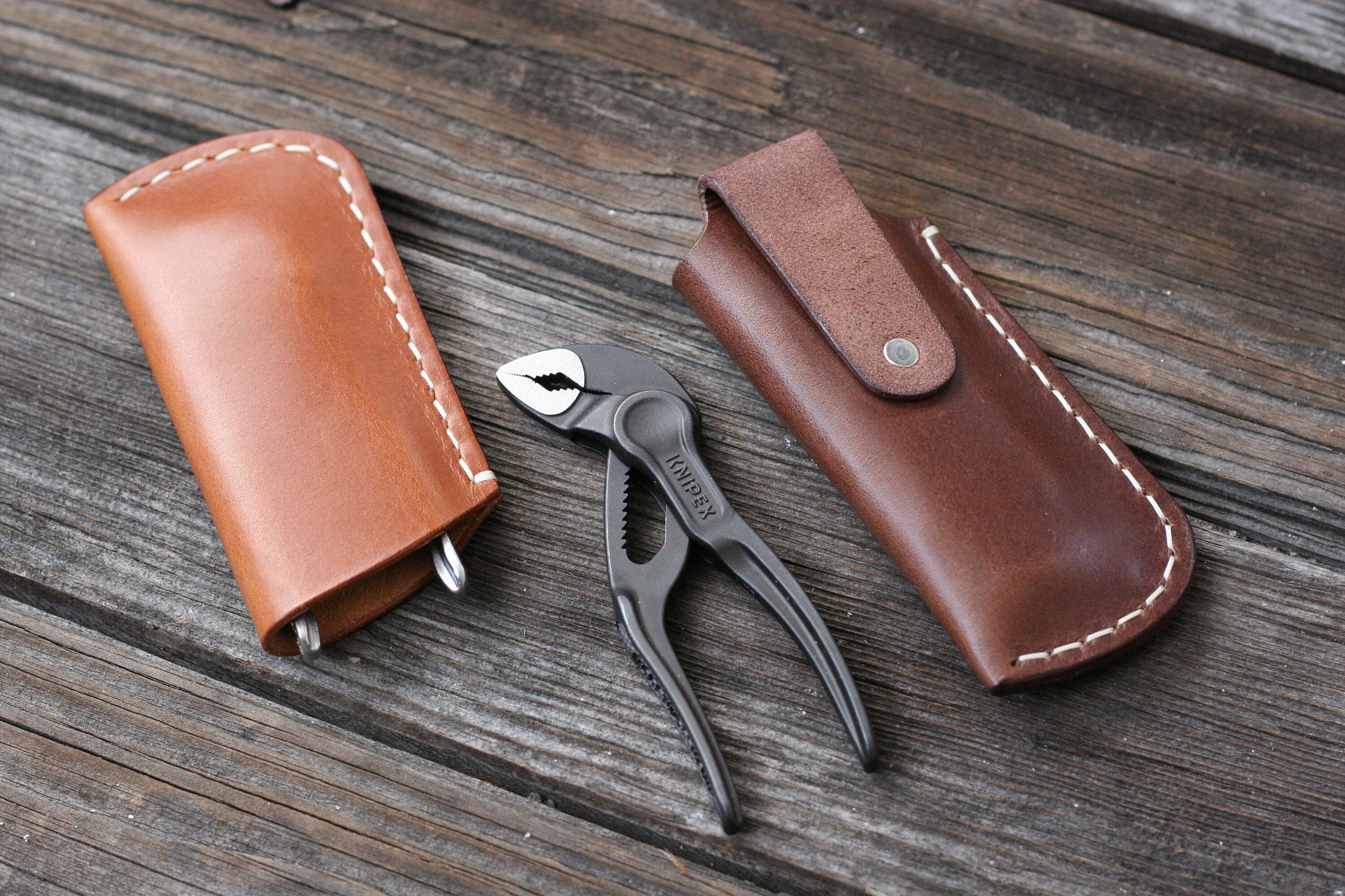 KNIPEX XS, Cobra 125, Cobra 150 Mini Pliers Leather Sheath