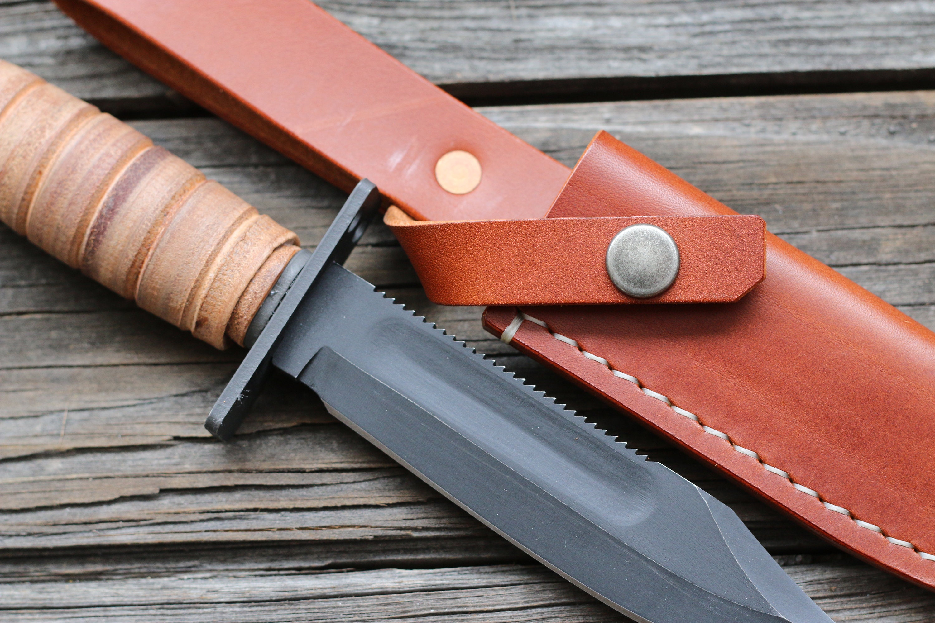 オンタリオ 499 エアフォース サバイバル ナイフ - レザーシースのみ