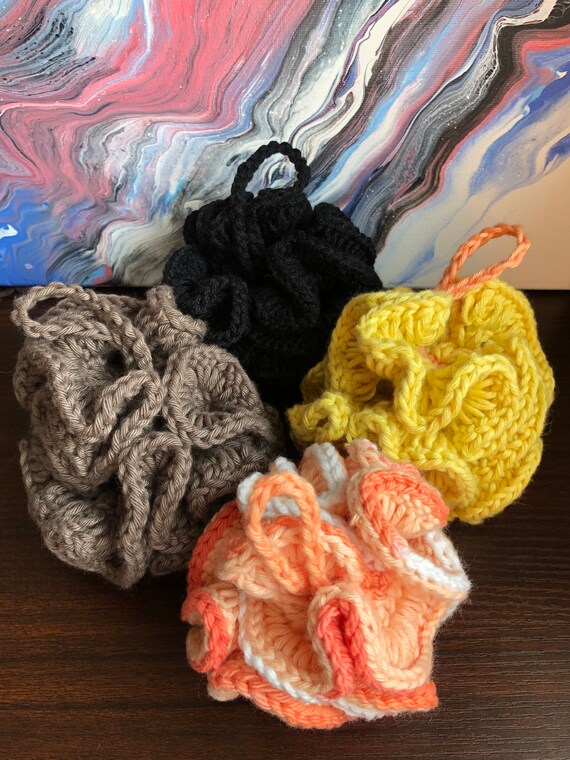 100% Cotton Eco-friendly Bath Poufs Il_570xn