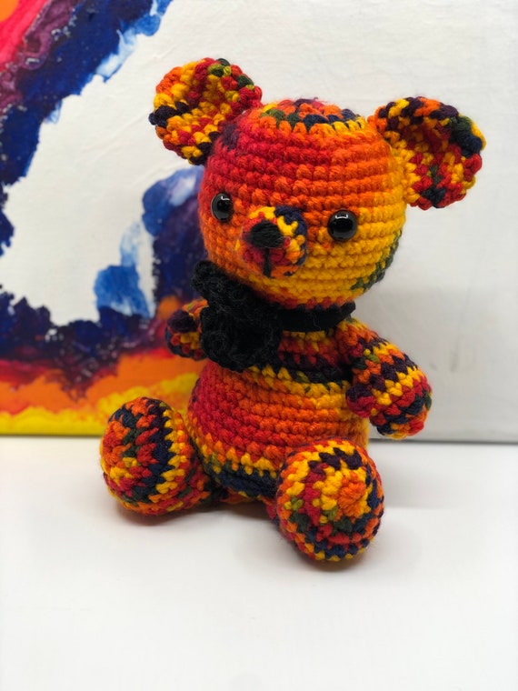 Rainbow Teddy Bear Il_570xn
