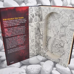 The Blood Crows Book Safe Hollow Book (Made From Second Hand Book) With Magnet Enclosure