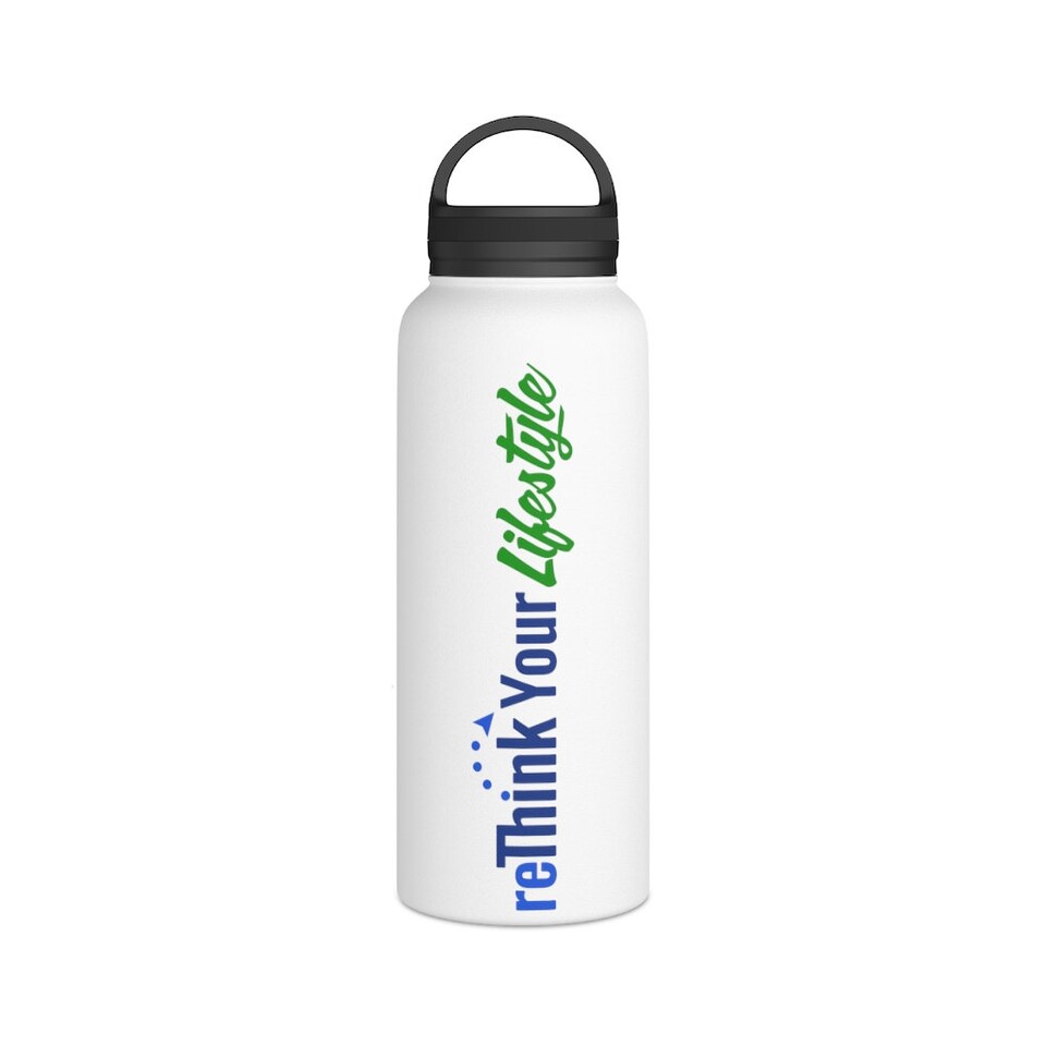 Discover Stainless Steel Water Bottle, Handle Lid