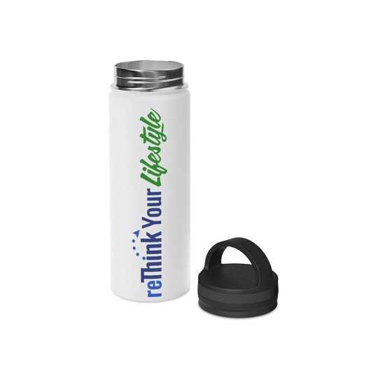 Disover Stainless Steel Water Bottle, Handle Lid