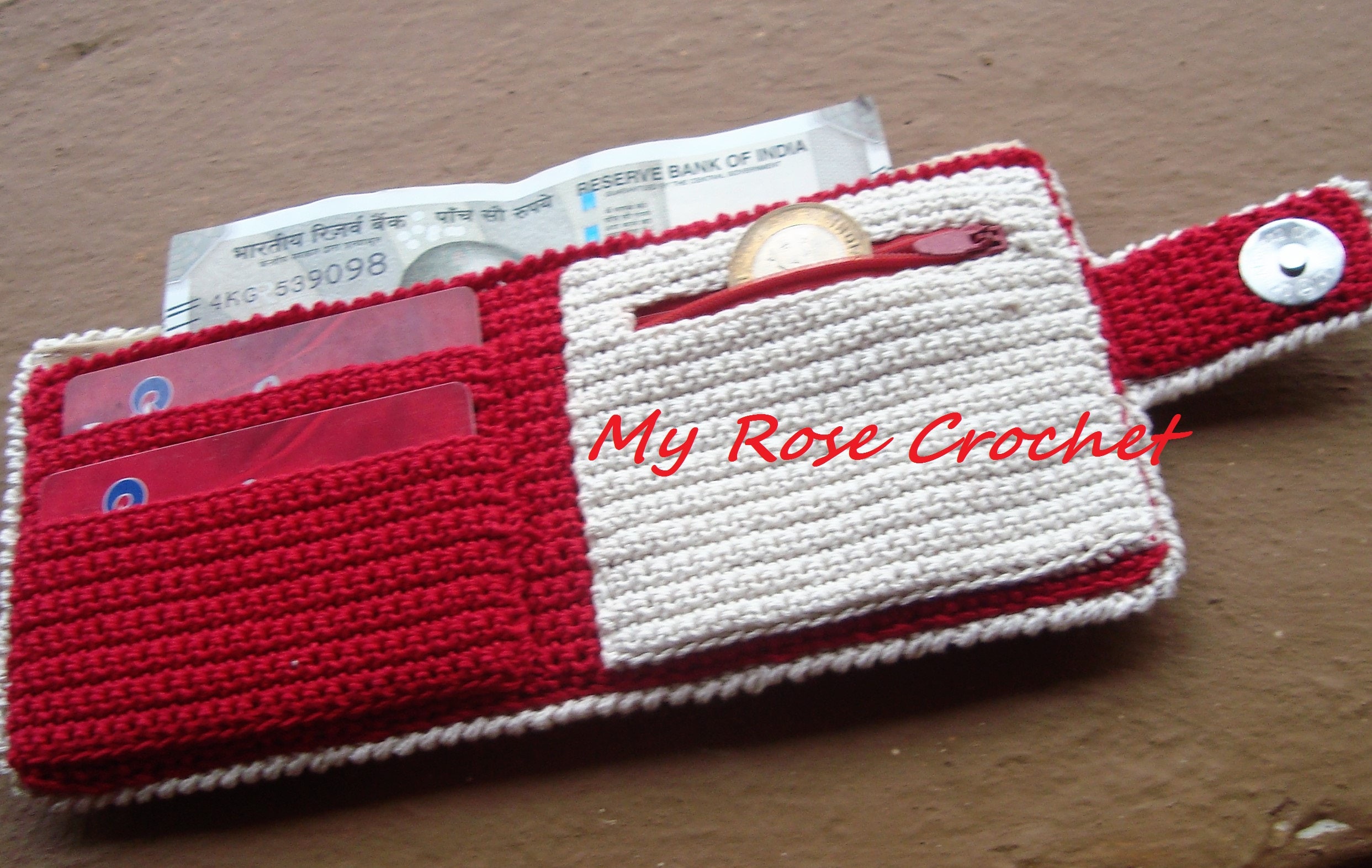 CROCHET Purse PATTERN Crocheted Ladies Money Wallet pattern Etsy México