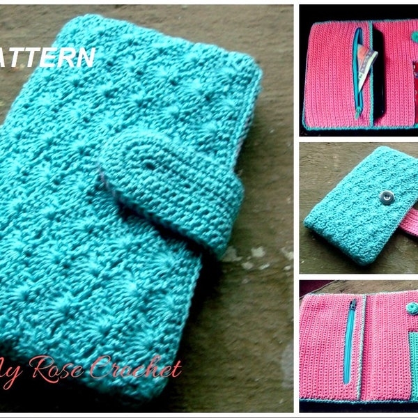 CROCHET Bag/Purse Bi-fold Ladies cell phone/money bag Pattern-Girls money wallet pattern-Digital/ PDF pattern