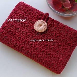 CROCHET card holder purse Pattern, Crochet ladies Card Wallet pattern, Digital/PDF pattern