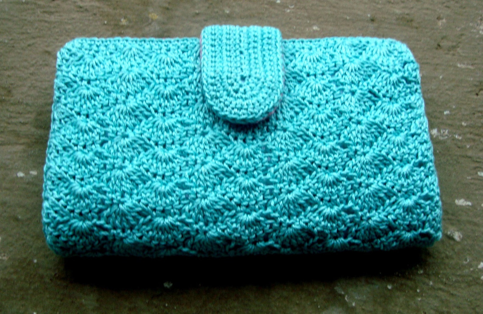 CROCHET Bag/purse Bi-fold Ladies Cell Phone/money Bag - Etsy