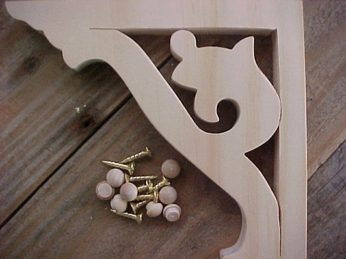Victorian Screen Door Bracket 53 Set of 4 by Victorianwoods Etsy