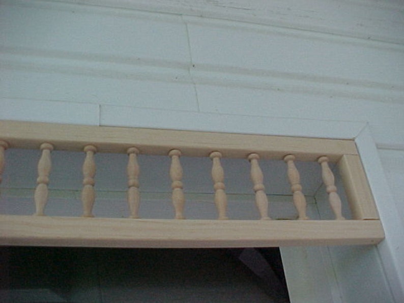 Victorian Spindle spandrel Screen Door by VictorianWoods Etsy