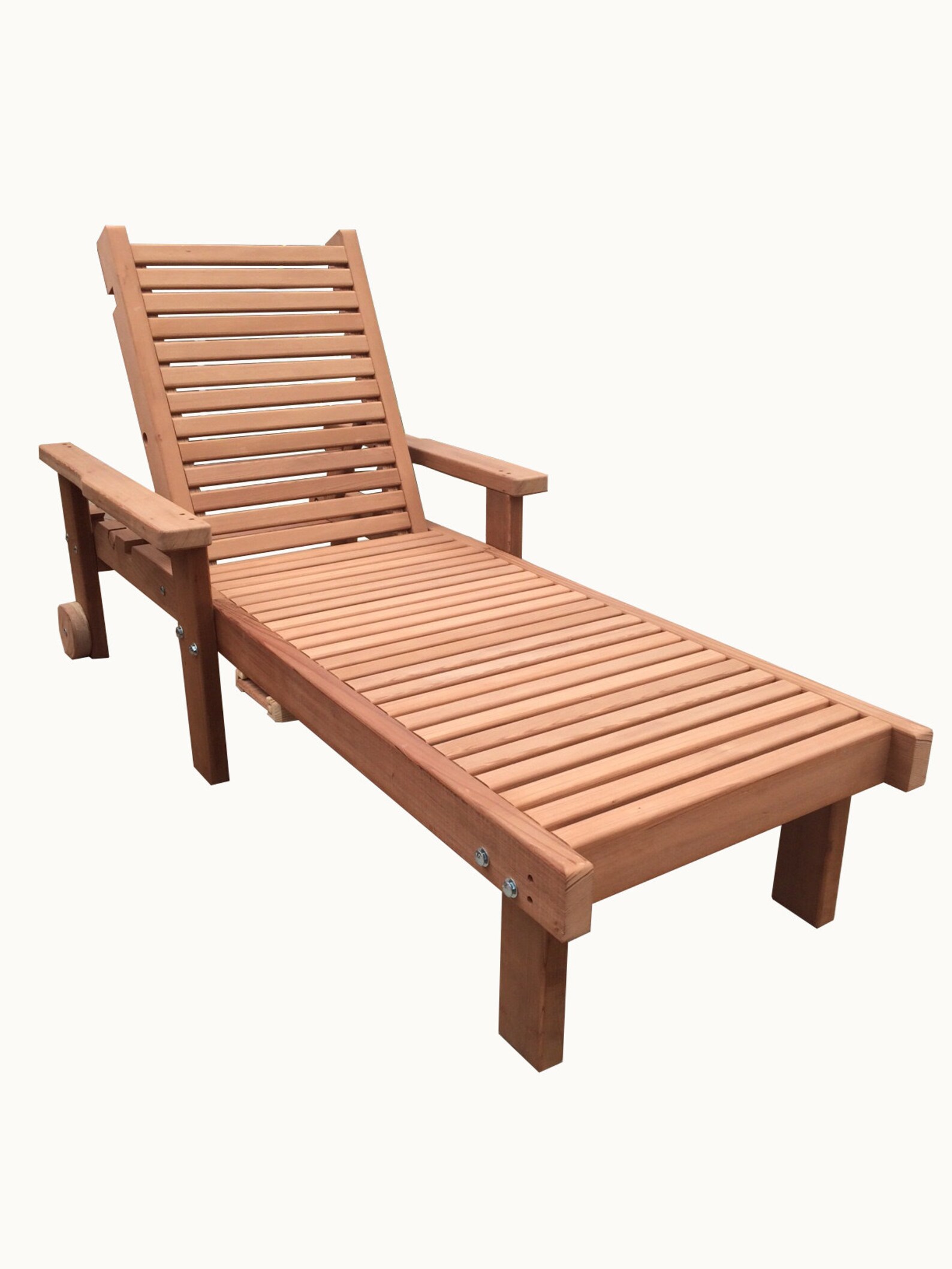 Best Redwood Single Sun Outdoor Chaise Lounge Etsy
