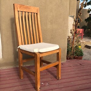 Farmhouse Redwood Outdoor Dining Chair