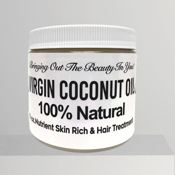 100% Unrefined Virgin Coconut Oil - 16oz