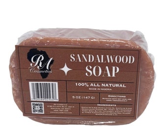 Natural Sandalwood Soap - 5oz