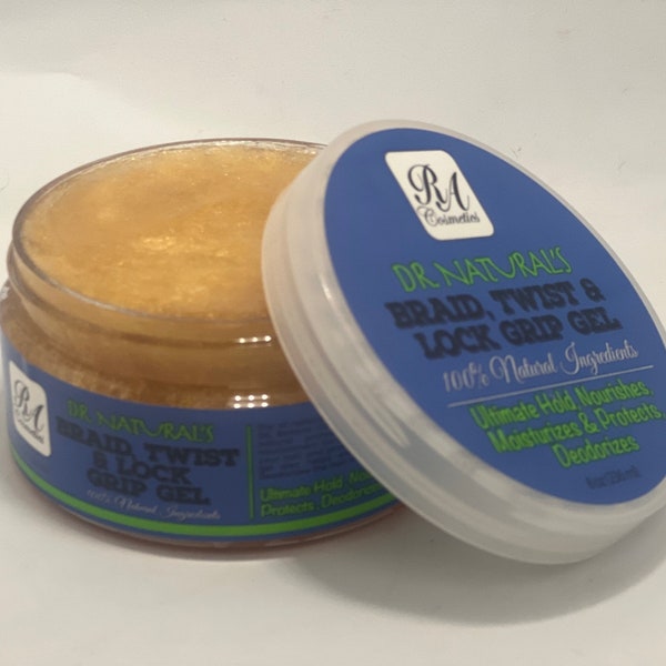 Dr. Natural's Braid, Twist & Locking Grip Gel 8 oz