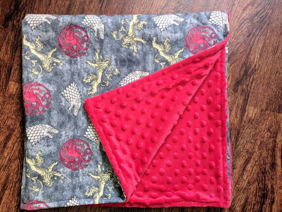 Game Of Thrones Baby Blanket Game Of Thrones Crib Bedding Etsy