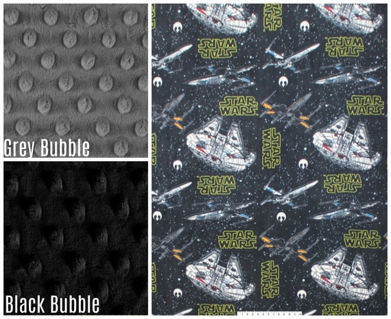 Throw in Grey Star Design with Grey Fleece Pram Blanket
