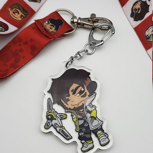 Apex Acrylic Charm Keychains Master Listing Apex Legends Cute Etsy