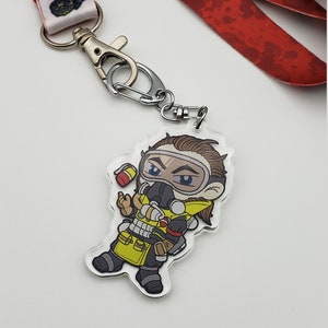 Apex Acrylic Charm Keychains Master Listing Apex Legends Cute Etsy