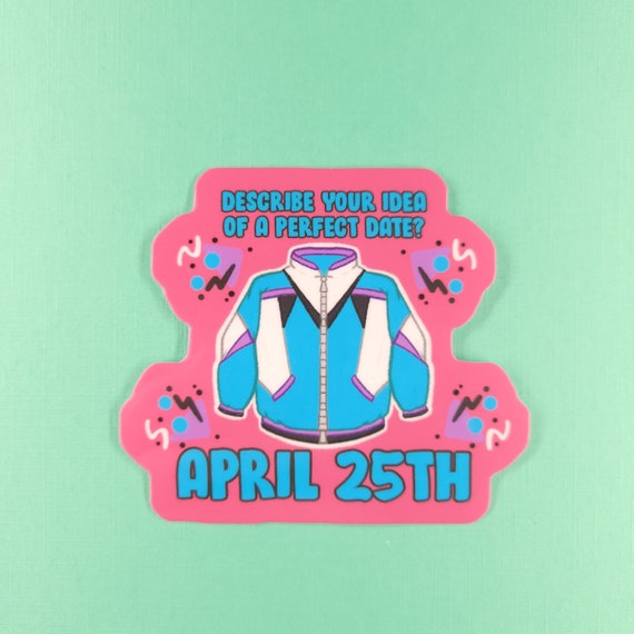 Miss Congeniality April 25th Light Jacket Sticker Cute 90s Etsy Italia