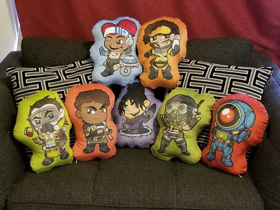 photo Apex Legends Fanart Cute mirage apex pillow plush apex legends cute stuffed animal video game gaming gift fan art