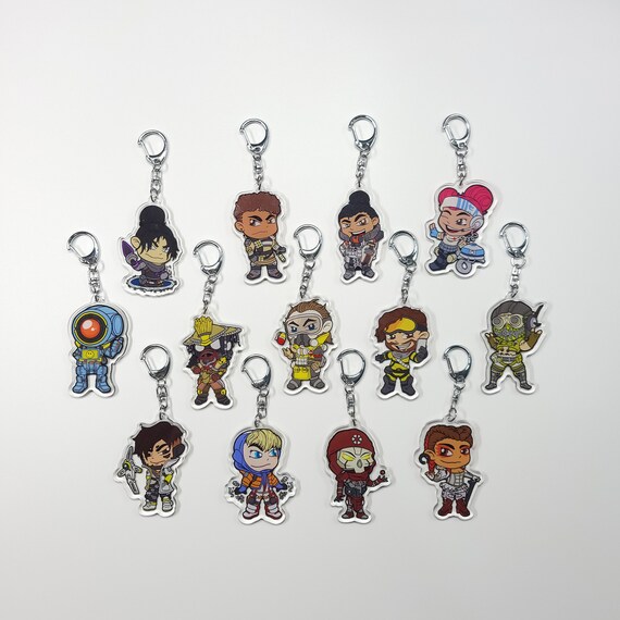 Apex Acrylic Charm Keychains Master Listing Apex Legends Cute Charms Video Game Gaming Gift Ita Bag Fan Art
