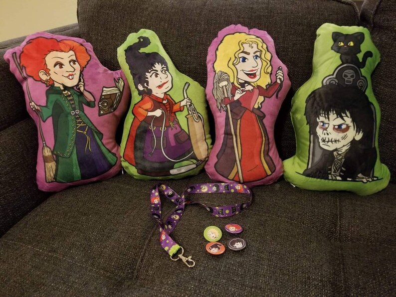 Hocus Pocus Pillow Plush Master Listing Witch Chibi Cute | Etsy